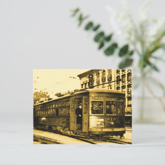 Desire Streetcar op Canal St Briefkaart (Staand voorkant)