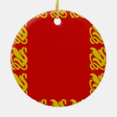 Desire Streetcar op Canal St Keramisch Ornament (Achterkant)