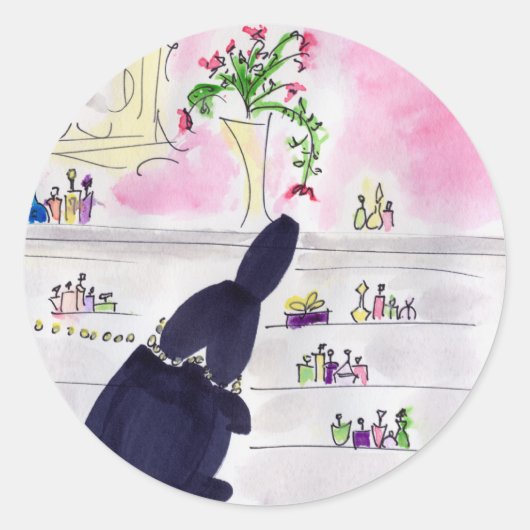 Desiree01 Ronde Sticker (Voorkant)