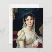 Desiree Clary Queen of Sweden, 1807 Briefkaart (Voorkant / Achterkant)