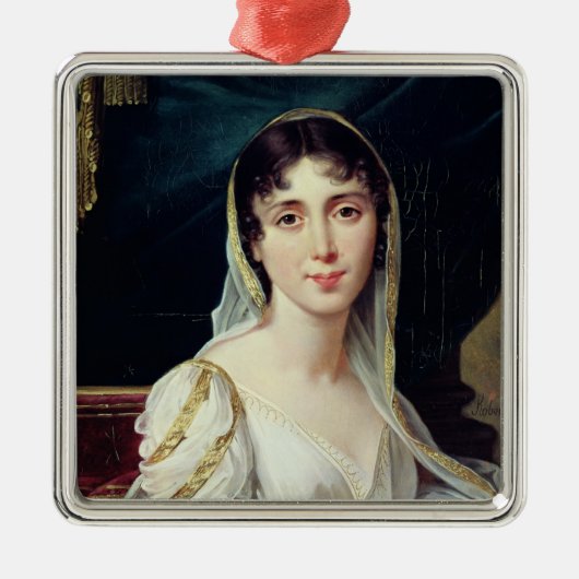 Desiree Clary Queen of Sweden, 1807 Metalen Ornament (Voorkant)