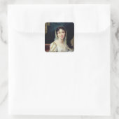 Desiree Clary Queen of Sweden, 1807 Vierkante Sticker (Tas)