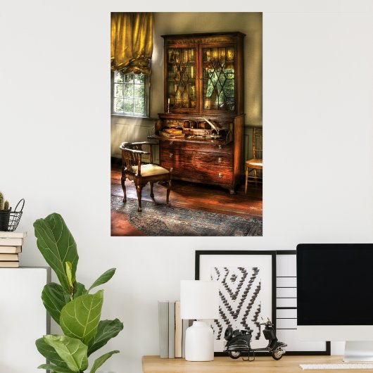 Desk - De studie Poster (Thuiskantoor)