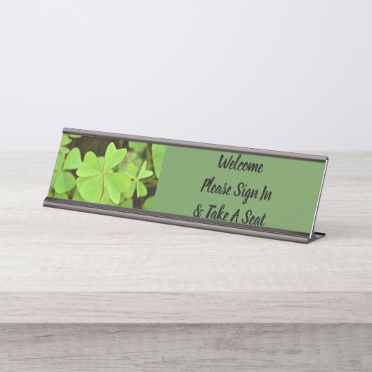 Desk Kantoor Naam Werk Ontwerp Destiny's Destiny Bureau Naambordje (Voorkant)