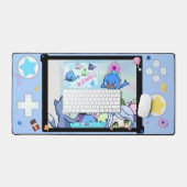 Desk Mat Blue (Keyboard & Muis)