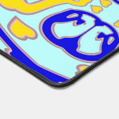 Desk Mat, Een  veelkleurig klassiek ontwerp Des Bureaumat (Hoek)