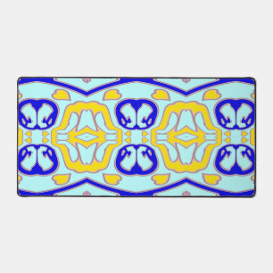 Desk Mat, Een  veelkleurig klassiek ontwerp Des Bureaumat