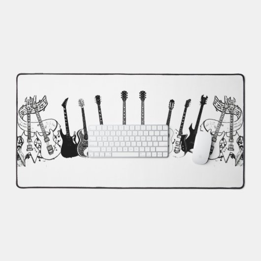 Desk Mat gitaar liefhebber (Keyboard & Muis)