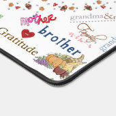 Desk Mat Happy Thanksgiving Turkije (Hoek)