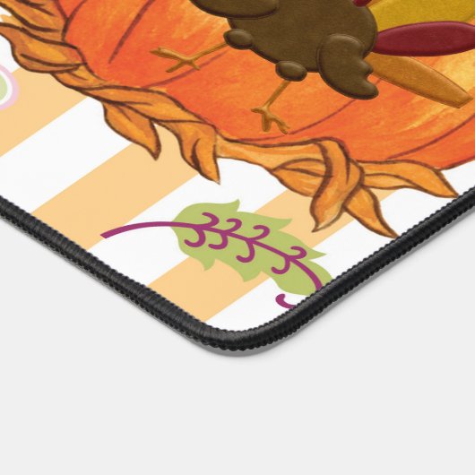 Desk Mat Happy Thanksgiving Turkije (Hoek)
