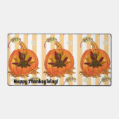 Desk Mat Happy Thanksgiving Turkije (Voorkant)
