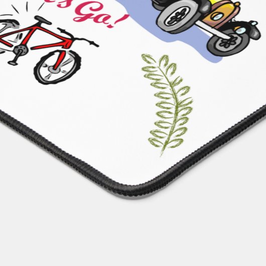 Desk Mat Hero Laten we gaan (Hoek)