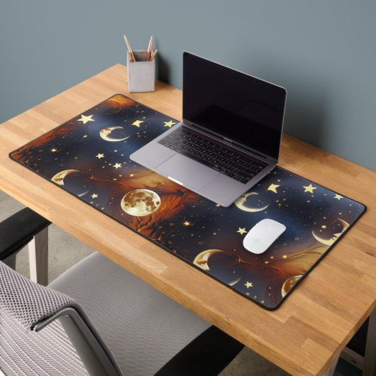 Desk Mat – Luxury Dreamy Fiery Orange Celestial  (Kantoor 2)