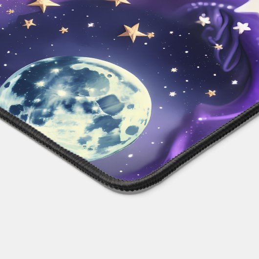 Desk Mat – Luxury Purple Celestial Moon Phases (Hoek)
