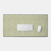 Desk Mat met antiek groene bladeren ontwerp (Keyboard & Muis)