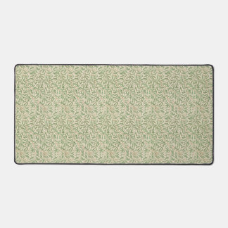 Desk Mat met antiek groene bladeren ontwerp