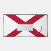 Desk Mat met vlag van Alabama, Verenigde Staten (Keyboard & Muis)