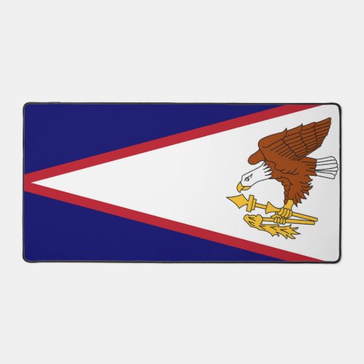 Desk Mat met vlag van Amerikaans-Samoa, USA (Voorkant)