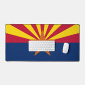 Desk Mat met vlag van Arizona, Verenigde Staten (Keyboard & Muis)