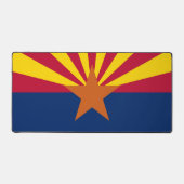 Desk Mat met vlag van Arizona, Verenigde Staten (Voorkant)