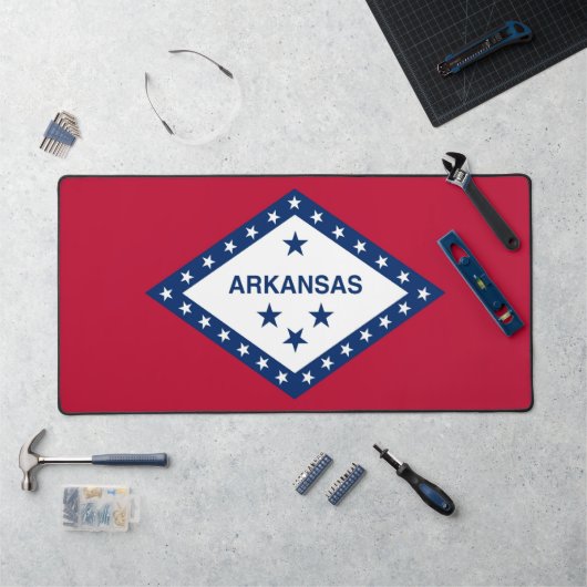 Desk Mat met vlag van Arkansas, Verenigde Staten (Werkstation)
