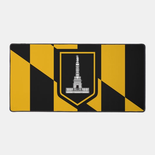 Desk Mat met vlag van Baltimore, Verenigde Staten (Voorkant)