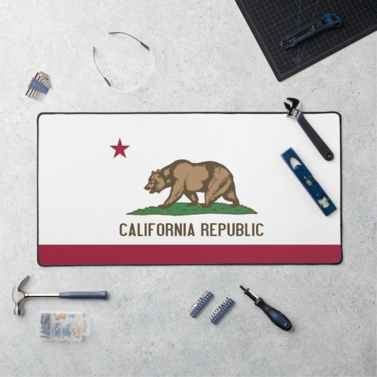 Desk Mat met vlag van Californië, VS (Werkstation)