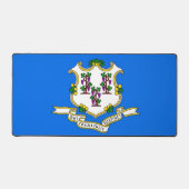 Desk Mat met vlag van Connecticut, Verenigde State (Voorkant)