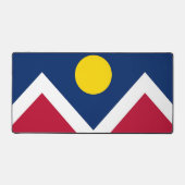 Desk Mat met vlag van Denver, Verenigde Staten (Voorkant)