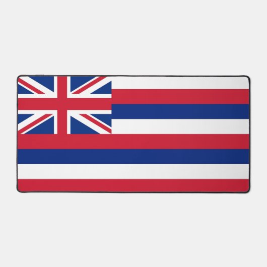 Desk Mat met vlag van Hawaï, Verenigde Staten (Voorkant)