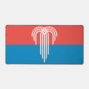 Desk Mat met vlag van Kansas City, Verenigde State
