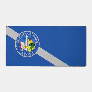 Desk Mat met vlag van Las Vegas City, Verenigde St