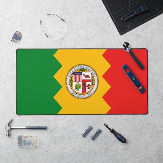 Desk Mat met vlag van Los Angeles, Verenigde State (Werkstation)