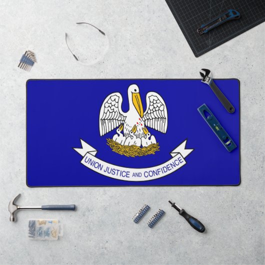 Desk Mat met vlag van Louisiana, Verenigde Staten (Werkstation)