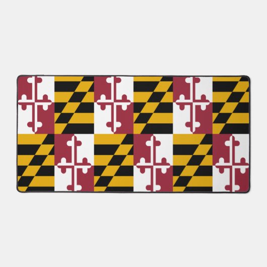 Desk Mat met vlag van Maryland, Verenigde Staten (Voorkant)