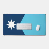 Desk Mat met vlag van Minnesota, Verenigde Staten (Keyboard & Muis)