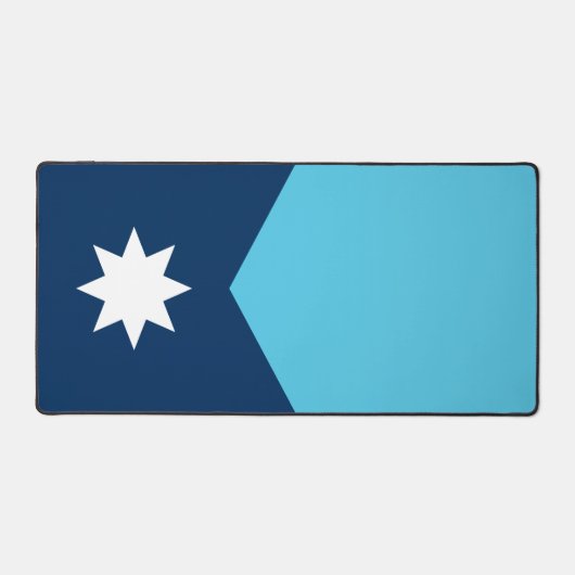 Desk Mat met vlag van Minnesota, Verenigde Staten (Voorkant)