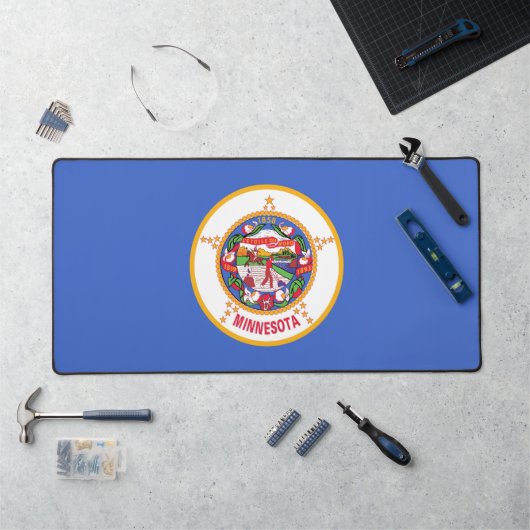 Desk Mat met vlag van Minnesota, Verenigde Staten (Werkstation)