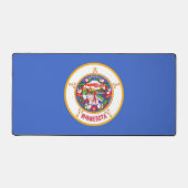 Desk Mat met vlag van Minnesota, Verenigde Staten (Voorkant)