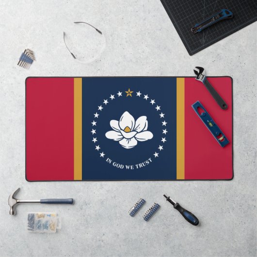 Desk Mat met vlag van Mississippi, Verenigde State (Werkstation)