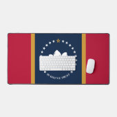 Desk Mat met vlag van Mississippi, Verenigde State (Keyboard & Muis)