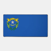 Desk Mat met vlag van Nevada, Verenigde Staten (Voorkant)