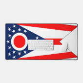 Desk Mat met vlag van Ohio State, USA (Keyboard & Muis)