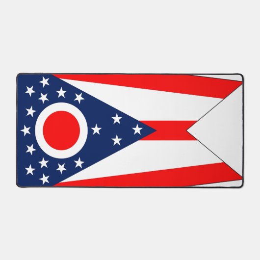 Desk Mat met vlag van Ohio State, USA (Voorkant)