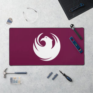 Desk Mat met vlag van Phoenix, USA