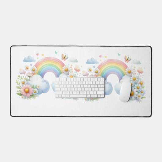Desk Mat-Spring Floral Desk Pad (Keyboard & Muis)