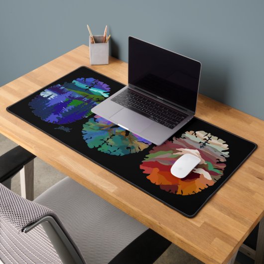 Desk Mat with Brain Art (Kantoor 2)