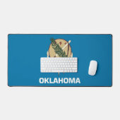 Desk Mat with flag of Oklahoma, USA (Keyboard & Muis)
