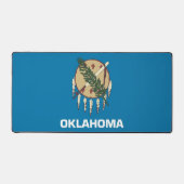 Desk Mat with flag of Oklahoma, USA (Voorkant)