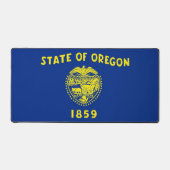 Desk Mat with flag of Oregon State, USA (Voorkant)